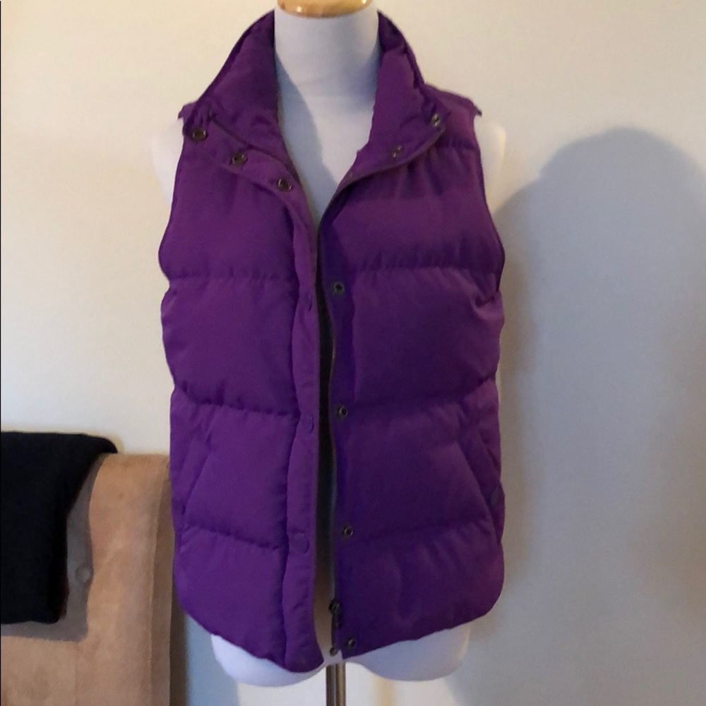 J Crew down vest.